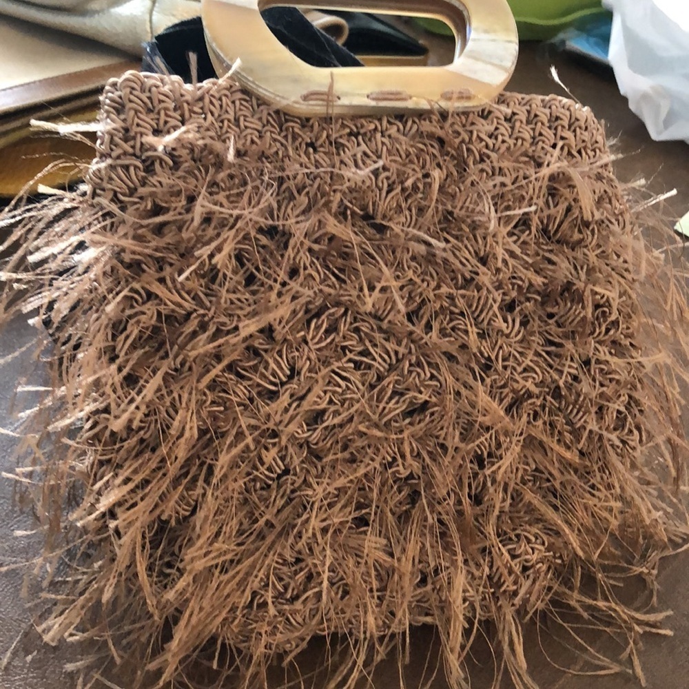 GUN-MARIE NILSSON NYC VINTAGE CROCHETED BAG EUC - Picture 5 of 7